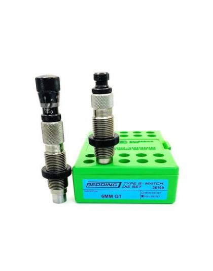 Redding 6mm GT Type S-Match Full Die Set Redding 6mm GT Type S-Match Full Die Set