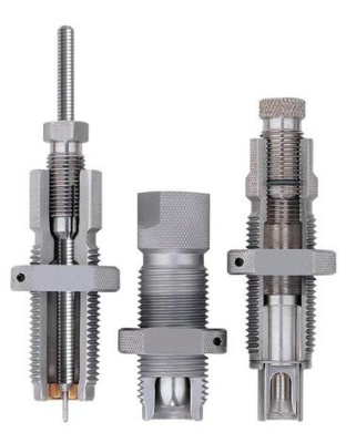 Hornady Custom Grade New Dimension Pistol 3-Die Set - 9mm Luger or 9x21