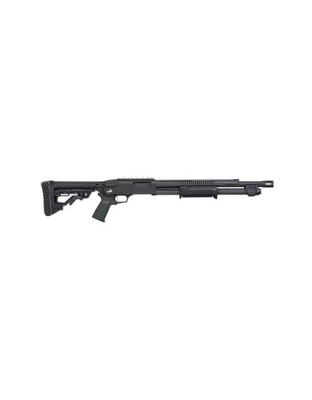 Mossberg 590R Stand Off Shotgun 12ga 6rd Capacity 18.5&quot; Breacher Barrel AR Mil-Spec Stock