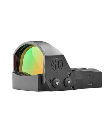 Sig Sauer Romeo1PRO Open-Reflex Red Dot Sight 1x30mm 6 MOA 1.0 MOA Adj Steel Shroud - Black