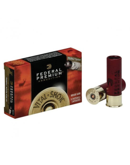 Federal Premium Vital-Shok TruBall 3&quot; 12 Gauge 1 oz Shotshell, 5/box - PB131RS