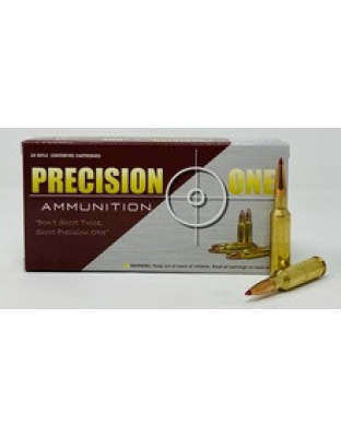 Precision One 6.5 Creedmoor Ammunition PONE1051 140 Grain ELD Match 20 Rounds