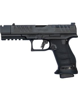 Walther 4796034 PDP Pro-X OR FS 9mm 4.6&quot; 18+1 Black Polymer W/ PMM Compensator