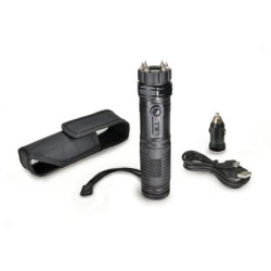 Fox Labs Zaplight Extreme 1 Million Volt Stun Gun / Flashlight with Wall Charger