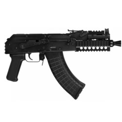 Pioneer Arms AK0031-K-PRO Polish Hellpup AK Pistol 7" 7.62x39mm 30+1 Black Furniture W/ Quad Rail Brace Ready Pioneer Arms AK0031-K-PRO Polish Hellpup AK Pistol 7" 7.62x39mm 30+1 Black Furniture W/ Quad Rail Brace Ready
